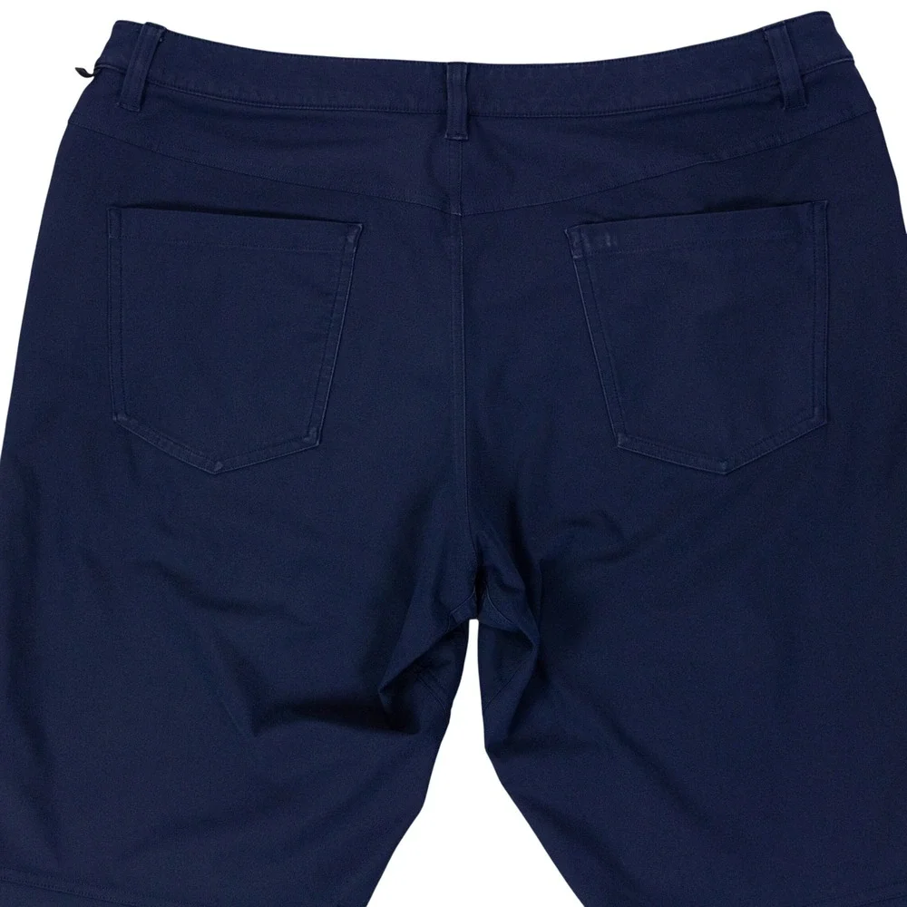 Lot of 2 Lululemon ABC Pants Classic Fit Warpstreme Mens 36 Blue Grey Tech Chino